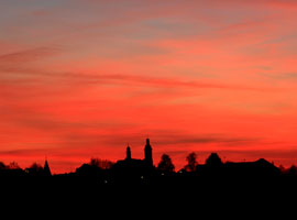 Sonnenuntergang Thyrnau