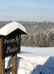 Schild Schnee