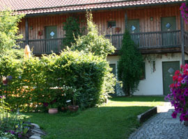 view of the courtyard